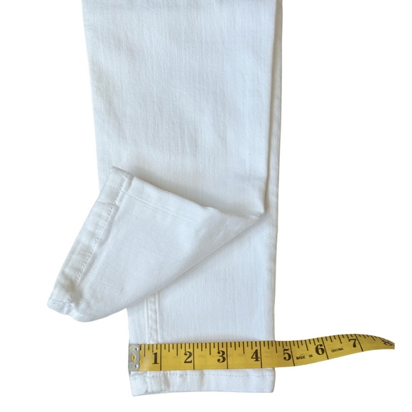 French Connection Low Rise Skinny Jeans White Stretch Boss Babe Denim Sz 2 NWOT - Picture 7 of 10
